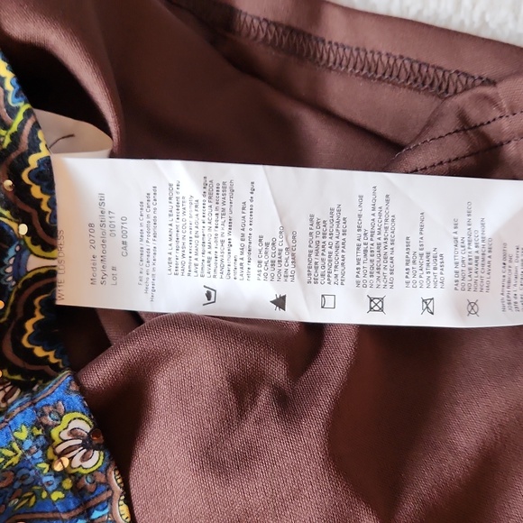 Joseph Ribkoff Peacock Dress - Picture 6 of 6